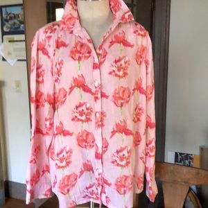 Colorful linen shirt